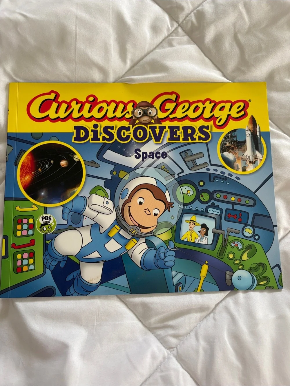 Curious George Discovers Space Book